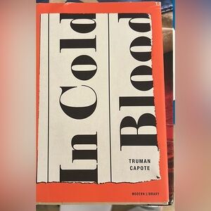 Hard Cover Used Book: In Cold Blood